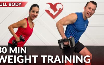 30 Min Weight Training at Home for Weight Loss & Strength – No Repeat Full Body Dumbbell Workout