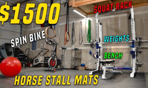 Budget Garage Home Gym for $1500 // Fitness Gear & Joroto X2