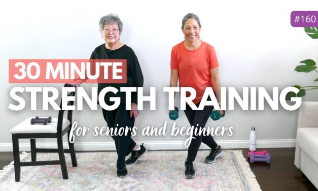STRENGTH WORKOUT: 30 Minute Strength Training for Seniors And Beginners