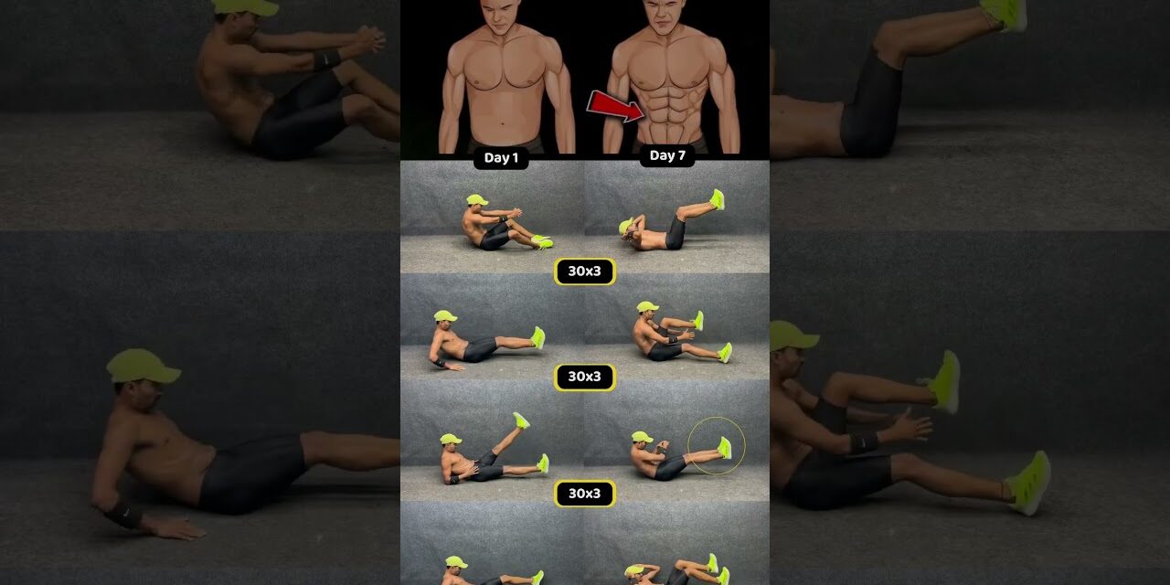 Six pack workout #fitnessmotivation #fatloss