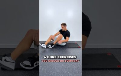 4 Core Exercises You Should Do Everyday (Increase Core Strength!) #corestrength