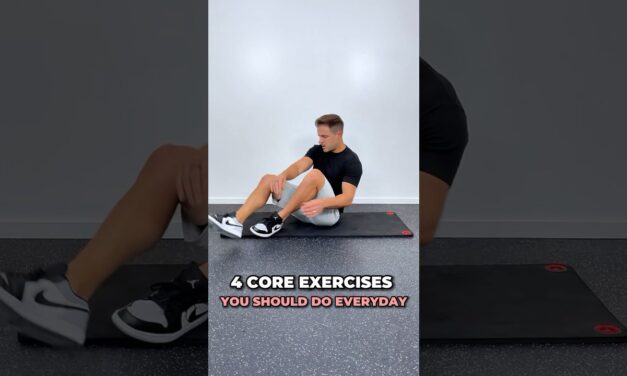 4 Core Exercises You Should Do Everyday (Increase Core Strength!) #corestrength