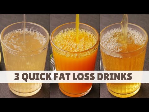 Burn Your Belly Fat With These 3 Natural Fat-Burning Drinks | 100% Natural Weight Loss Drinks