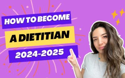 How To Become a Nutritionist // Registered Dietitian Nutritionist // step-by-step (2024-2025)