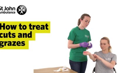 How to Treat Cuts and Grazes – First Aid Training – St John Ambulance