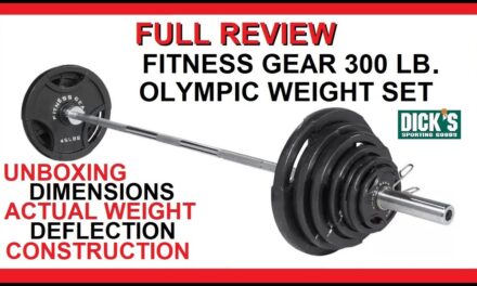 Unboxing and Full Review of Fitness Gear 300 lb Olympic Weight Set | Plates and Bar | Home Gym