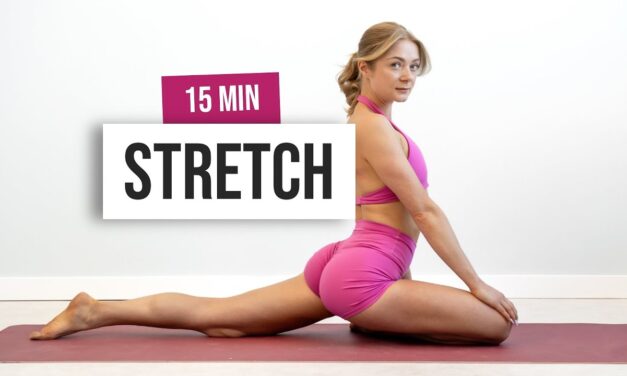 15 MIN FULL BODY STRETCH – For Rest Day, Improve Mobility & Flexibility, Follow Along Style