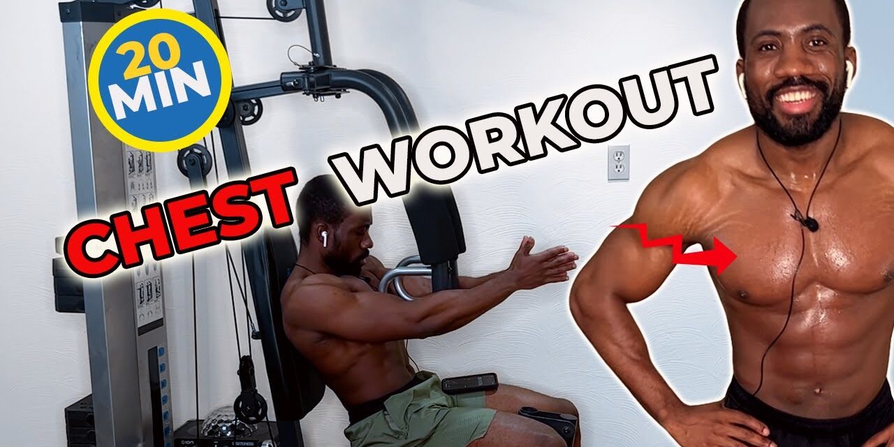20 Minute Chest Workout | Multi Gym Exercise Machine Follow-Along