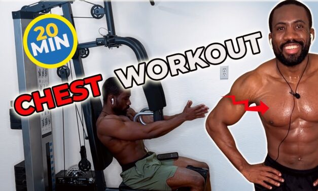 20 Minute Chest Workout | Multi Gym Exercise Machine Follow-Along