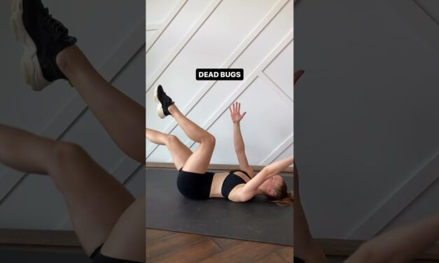 3 EXERCISES FOR A TONED CORE! #fitness