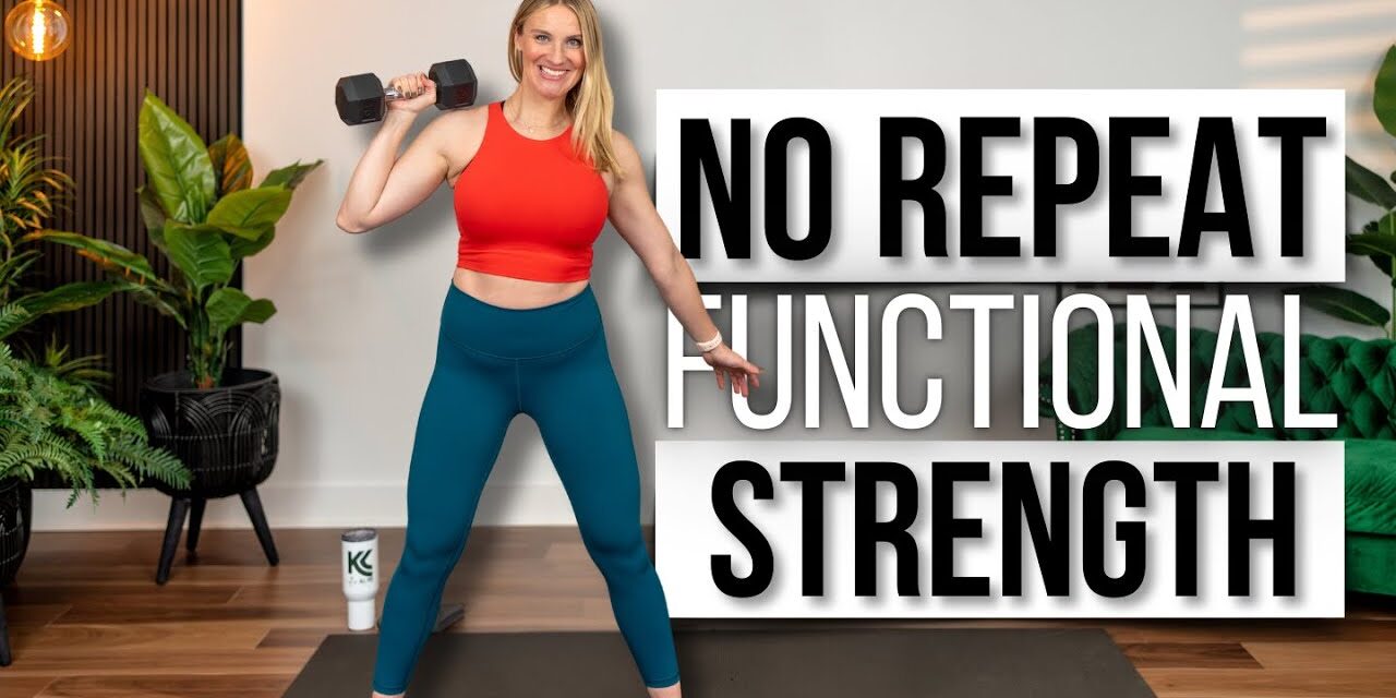 30 min. Full Body Functional Strength Training | NO REPEAT! | MUSCLE FOR A STRONG LIFE!