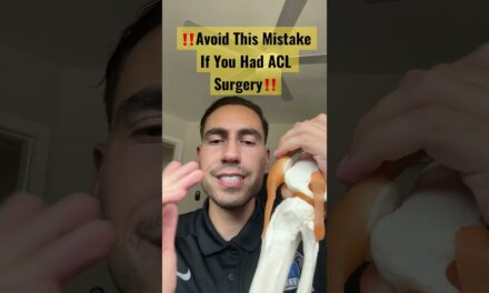 Avoid This Mistake After ACL Reconstruction Surgery #shorts
