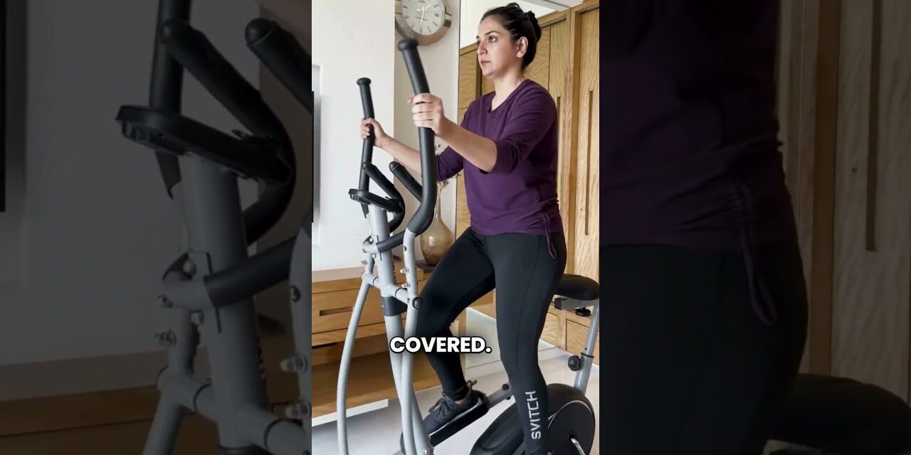 Boost Your Fitness with PowerMax EH-260S Elliptical Cross Trainer! #FITFORLIFE #PowerMax