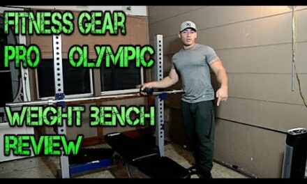 Fitness Gear Pro Olympic Weight Bench Review, Home Gym Equipment Setup!!
