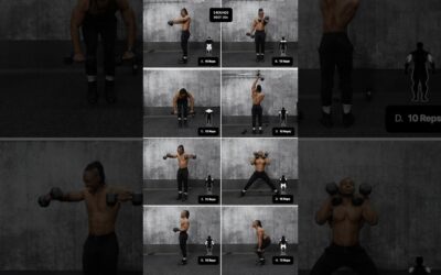 Full body dumbbell workout to build muscle & burn fat (no bench)