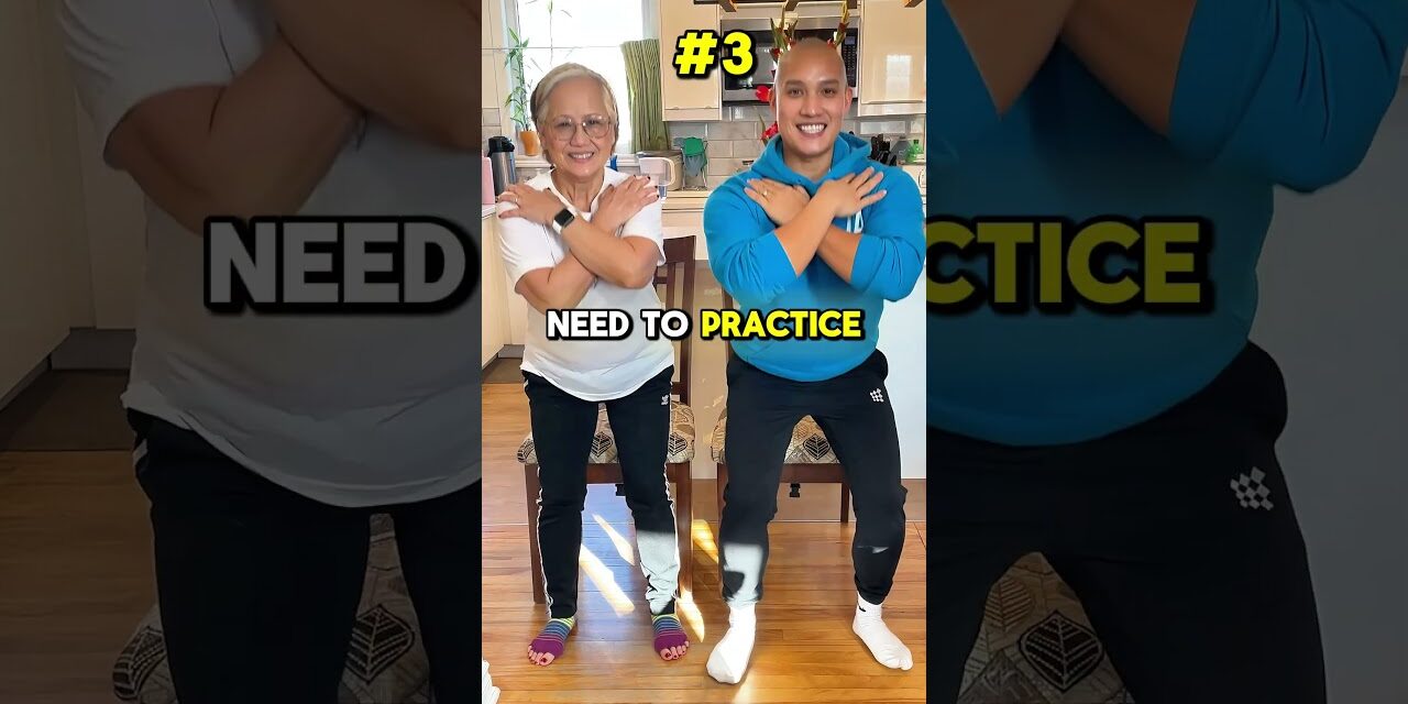 Seated And Standing Exercises for Beginners #seniorfitness #homeworkout #aginggracefully