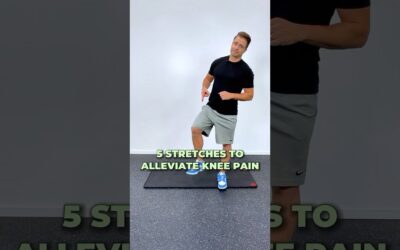 5 Stretches To Eliminate Knee Pain [From A Physical Therapist] #kneepain
