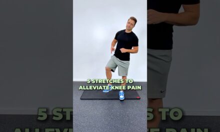 5 Stretches To Eliminate Knee Pain [From A Physical Therapist] #kneepain