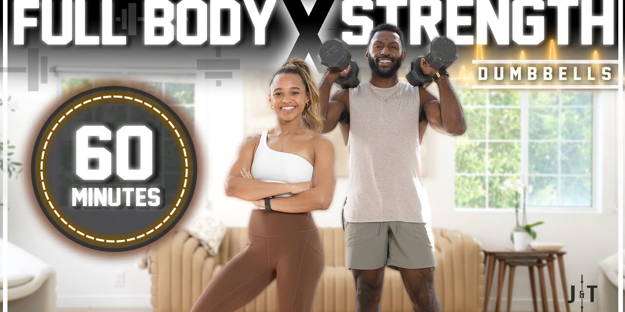60 Minute Full Body Dumbbell Workout [Strength Training]