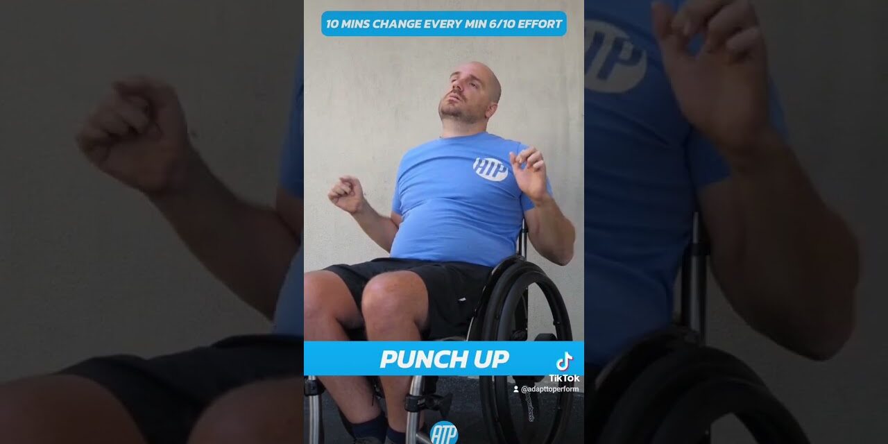 Beginner Cardio for Wheelchair Users #wheelchair #disability #fitness #disabled #fitnessmotivation