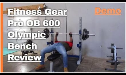 Fitness Gear Pro Olympic Bench Review (OB 600): Assembly, Manual, Parts, Instructions and Demo + PR