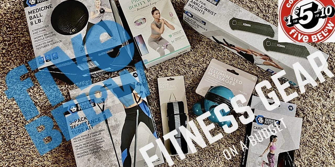 Five Below Affordable Fitness Gear/Review/ At Home Gym