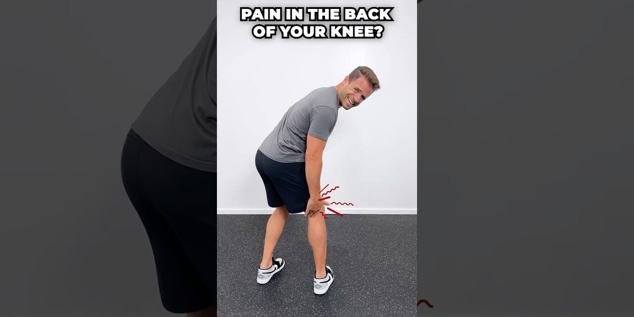 Fix Pain In The Back Of Your Knee FAST With These Exercises!