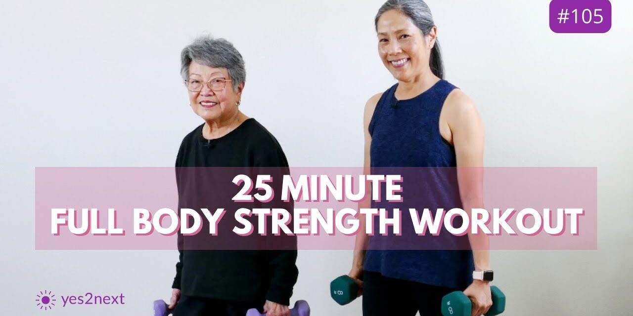Full Body Workout for Seniors, Beginners | Build Muscle with Dumbbells