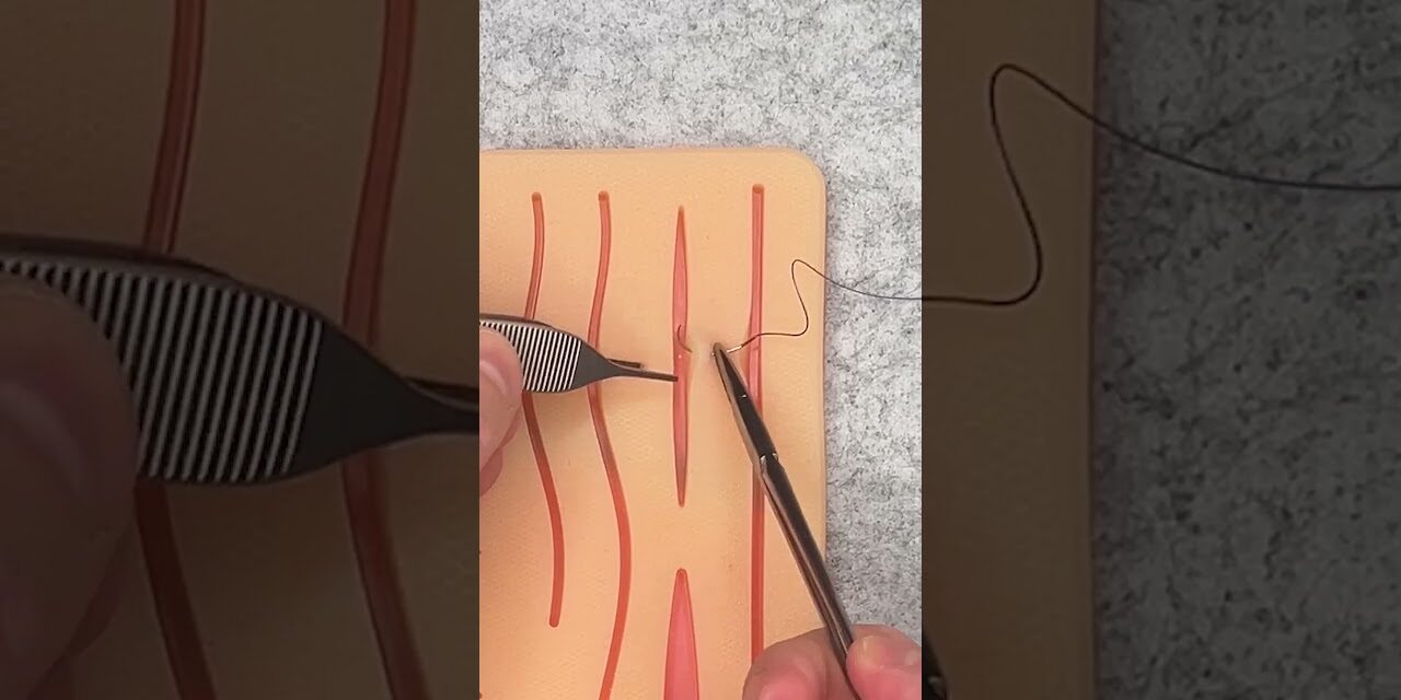 How to suture  #doctor #surgery #surgeon #stitches