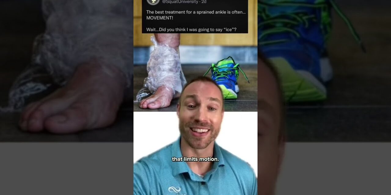 STOP Icing Sprained Ankles!