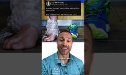 STOP Icing Sprained Ankles!