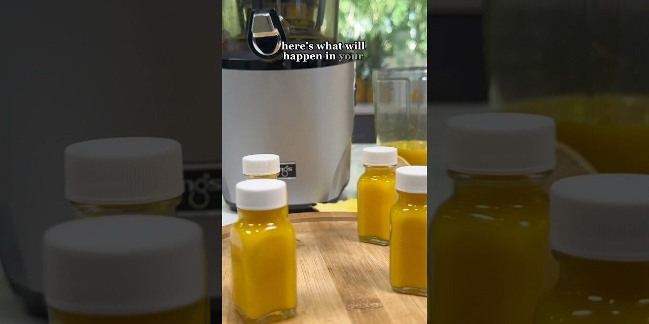 This is what happens to your body when you drink a ginger turmeric wellness shot everyday