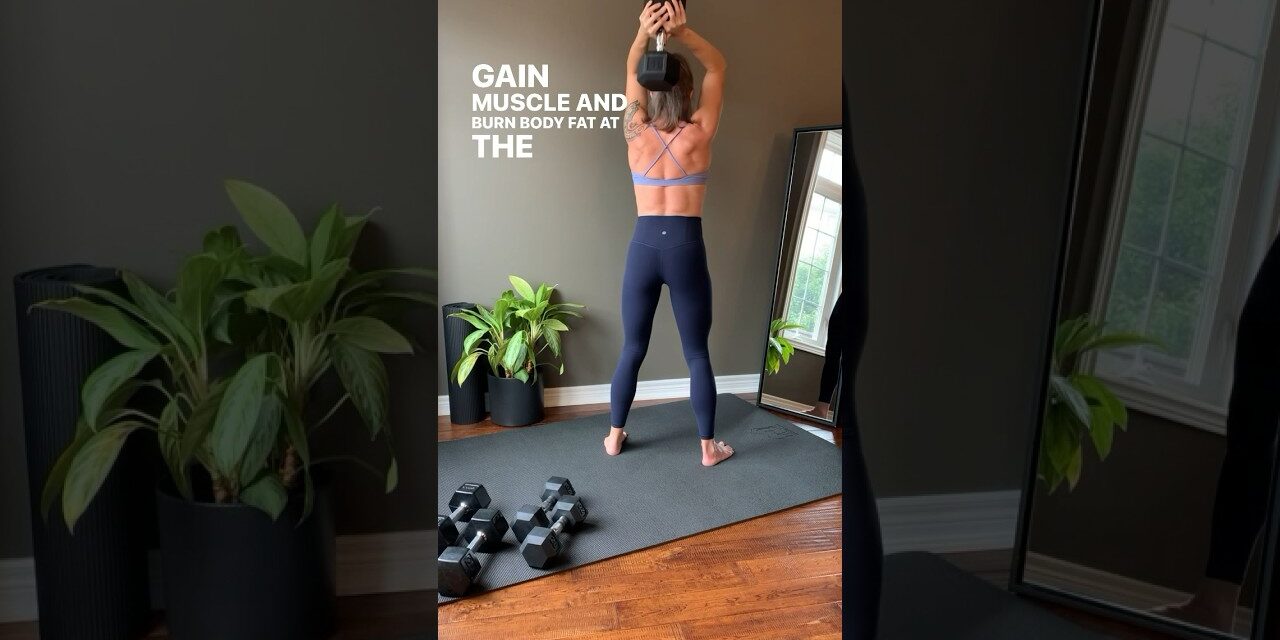 Weight training workouts to gain muscle and lose fat. #weights #dumbbells #homefitness