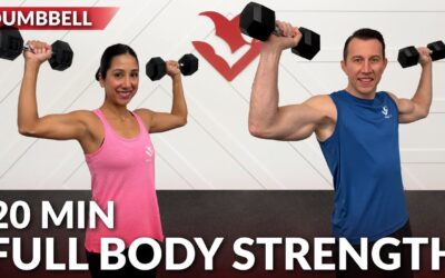 20 Min Full Body Dumbbell Workout at Home Strength Training – Weight Training for Weight Loss