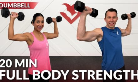 20 Min Full Body Dumbbell Workout at Home Strength Training – Weight Training for Weight Loss