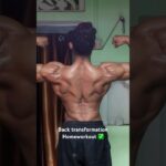 3 years homeworkout body transformation natural diet budget 1200 months #backworkout #bodybuilding
