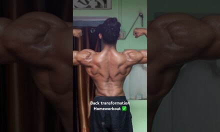 3 years homeworkout body transformation natural diet budget 1200 months #backworkout #bodybuilding