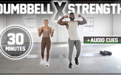 30 Minute Full Body Dumbbell Strength Workout [With Audio Cues]