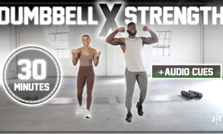 30 Minute Full Body Dumbbell Strength Workout [With Audio Cues]