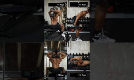 Add SIZE & DEFINITION to your Triceps with these dumbbells only moves! #1