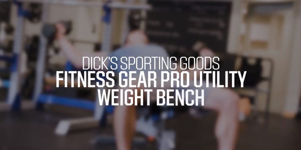 Fitness Gear Pro Utility Weight Bench for Home Fitness