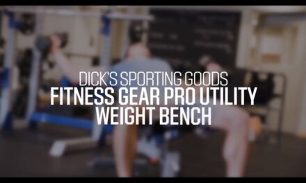 Fitness Gear Pro Utility Weight Bench for Home Fitness