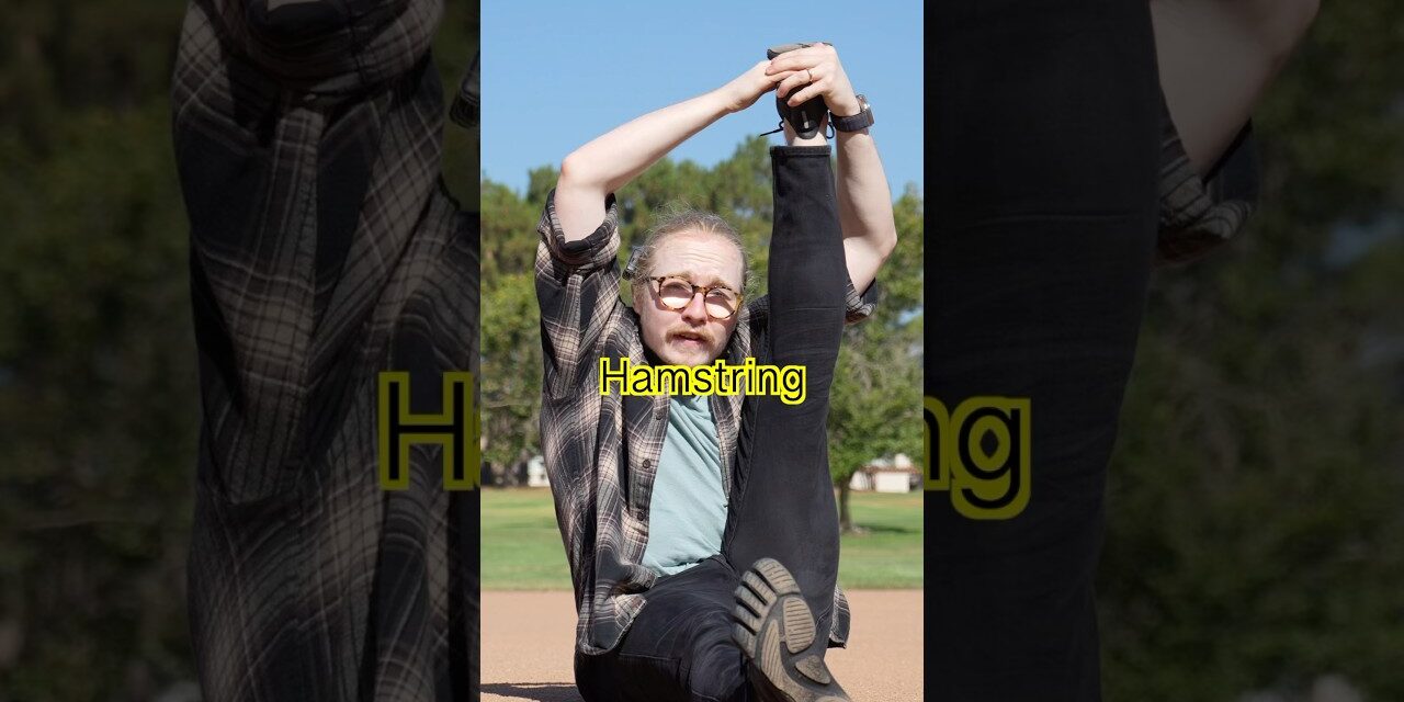 Hamstring flexibility 2 steps