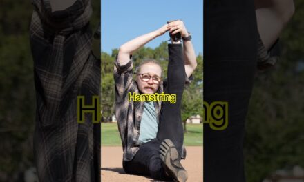 Hamstring flexibility 2 steps