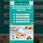 Nutrition & dietetics Distance learning courses by Medway IAMHS India