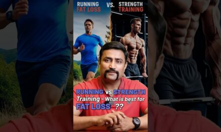 Running vs Strength Training – what is best for Fat Loss ?? #shorts