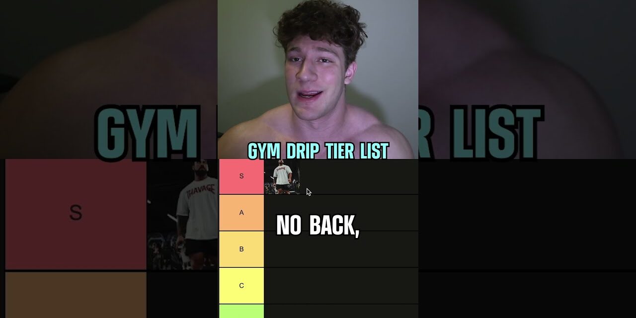 THE GYM CLOTHING TIER LIST!  #bodybuilder #bodybuilding#fit #cbum #gym #gymshark #zyzz #fitnessfun