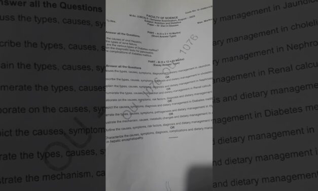 # msc nutrition and dietetics # Diet in disease