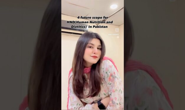 Future scope of HND (human nutrition and dietetics #scope #nutritionscience