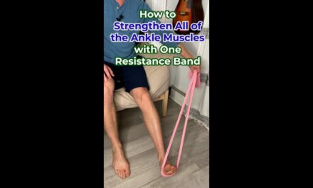 How to Strengthen All of the Ankle Muscles with One Resistance Band